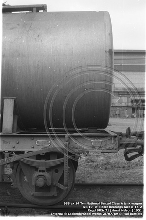 988 ex National Benzol tank @ Lackenby 89-07-28 © Paul Bartlett [06w]