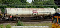 EWS870203 TEA 75.4t Petroleum Tank tare 26-200kg [Diag TE046A Greenbrier PL 2006] @ York Holgate Junction 2023-06-19 © Paul Bartlett w