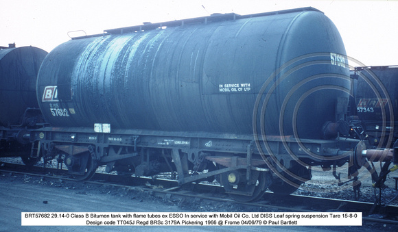 BRT57682 Mobil Class B Petroleum tank @ Frome 79-06-04 � Paul Bartlett w