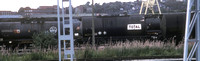 PR58007 Class B lagged Bitumen tank Total @ Stoke Wagon Repairs 81-09-20 � Paul Bartlett W