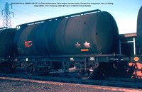 SUKO66144 ex SMBP3109 32.17t Class B Kerosene Tank wagon vacuum brake Regd BRSc 1701 Pickering 1965 @ Toton 78-09-17 © Paul Bartlett w