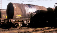 PR58061 = F135 Class B lagged Bitumen tank Charringtons @ Thameshaven 86-01-25 � Paul Bartlett w