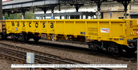 81 70 5932 279-9 MLA Ealnos 66.1t Network Rail owned Wacosa Tare 23-900kg Design code ML004A Built Greenbrier Europe 03.2022 @ York Station 2022-05-08 © Paul Bartlett [3w]