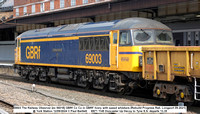 69003 The Railway Observer [ex 56018] GBRf Co Co in GBRF livery with speed whiskers [Rebuild Progress Rail, Longport 09.2021] @ York Station 2024-09-12 © Paul Bartlett w