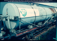 [BPCS47311] 17 BP Chemicals, 32 ½ T Tank Wagon 12ft wb  7-1941 conserved @ Boness SRPS 89-07-29 © Paul Bartlett [2w]