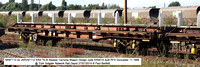 NR97112 ex JARV97112 KRA Sleeper Carrying Wagon @ York Holgate Network Rail Depot 2014-07-27 � Paul Bartlett [1w]