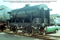 SMBP512 Class B tank wagon Wooden frame, riveted tank, Regd NER 820 conserved @ NRM York 77-08-22© Paul Bartlett w