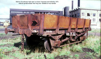 3024 ex Scunthorpe cut down high tippler Internal @ Manchester Rail Ring Roll 85-08-19 � Paul Bartlett w