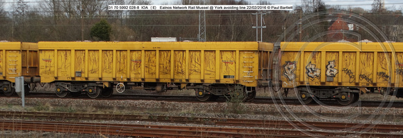 31 70 5992 028-8 IOA (E) Ealnos Network Rail Mussel @ York avoiding line 2016-02-22 © Paul Bartlett w