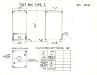 3-702 Tote Bin Type T