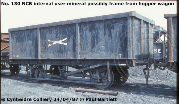 130 Mineral 87-04-24 Cynheidre Colliery © Paul Bartlett [1W]