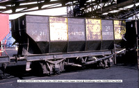 21 21ton LNER design riveted Internal @ Grimethorpe Coalite 88-04-13 � Paul Bartlett w