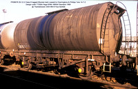 PR58076 Class B lagged Bitumen tank Charringtons & Phillips @ Thameshaven 86-01-25 � Paul Bartlett w