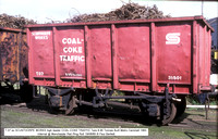 T.07 ex Scunthorpe high tippler COAL-COKE Internal @ Manchester Rail Ring Roll 85-08-19 � Paul Bartlett w
