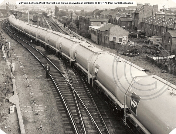 VIP train between West Thurrock and Tipton gas works on 66-09-28 � TFD 176 Paul Bartlett collection w