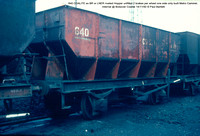 640 COALITE ex BR or LNER riveted Hopper unfitted . Internal @ Bolsover Coalite 92-11-14 © Paul Bartlett w