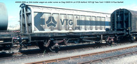 400000 RRB ex SAA bolster wagon as under runner ex Diag SA001A Lot 3728 Ashford 1970 @ Tees Yard 91-08-11 © Paul Bartlett w