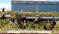 600001 FBA EWS ex British Gypsum Bogie Container Wagon @ York Klondyke Sidings 2015-08-15 © Paul Bartlett [4w]