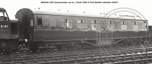 M45049 LMS Dynamometer car no. 3 � Paul Bartlett collection D6457 w