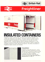 Freightliner Insulated Containers leaflet 1966 side 1 © Paul Bartlett collection BRB P2863-66