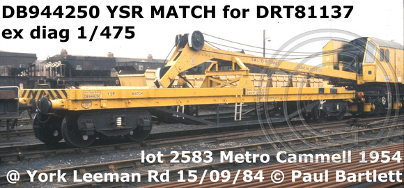 DB944250 YSR MATCH