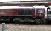 66743 [ex 66842, 66407] Belmond Royal Scotsman [classification JT42CWR Works No 20038515-7 built 2003] @ York Station sidings 2016-08-09 © Paul Bartlett [07w]
