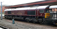 66743 [ex 66842, 66407] Belmond Royal Scotsman [classification JT42CWR Works No 20038515-7 built 2003] @ York Station sidings 2016-08-09 © Paul Bartlett [11w]