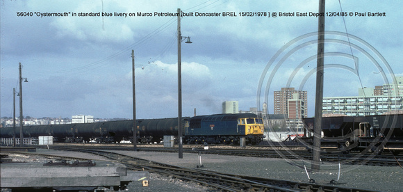 56040 Oystermouth on Murco Petroleum @ Bristol East Depot 85-04-12 � Paul Bartlett w