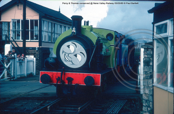 Percy & Thomas conserved @ Nene Valley Railway 80-05-05 © Paul Bartlett w