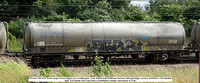 VTG12413 JPA 82.2t Tarmac Bogie Cement Wagon,Tare 19.400kg [Des. Code JP003A built Feldbinder Germany 2007] @ Holgate Junction 2023-07-01 © Paul Bartlett w