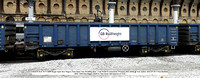 502018 MJA 78.7t GBRf Bogie Open Box Wagon (Twin-Sets) Tare 28-840kg [Des. Code MJ001A Greenbrier (Poland) 2003-2004] @ York station 2023-07-05 © Paul Bartlett w