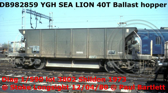 LIMA 305667 BR GREY SEACOW YGH MINERAL HOPPER WAGON 982881 MINT BOXED nx 