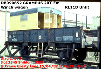 BR Grampus Rail Loader sets ZXO ZXV ZBO