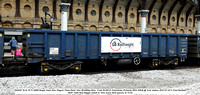502007 MJA 78.7t GBRf Bogie Open Box Wagon (Twin-Sets) Tare 28-840kg [Des. Code MJ001A Greenbrier (Poland) 2003-2004] @ York station 2023-07-05 © Paul Bartlett w