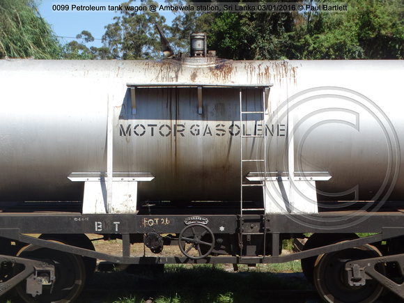0099 Petroleum tank wagon @ Ambewela station, Sri Lanka 2016-01-03 © Paul Bartlett [4w]