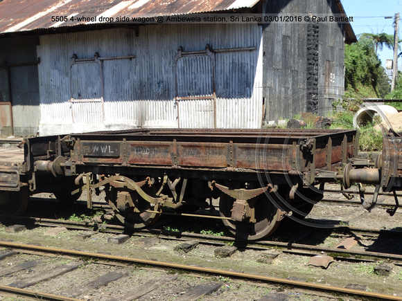 5505 4-wheel drop side wagon @ Ambewela station, Sri Lanka 2016-01-03 © Paul Bartlett [2w]
