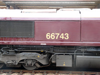 66743 [ex 66842, 66407] Belmond Royal Scotsman [classification JT42CWR Works No 20038515-7 built 2003] @ York Station sidings 2016-08-09 © Paul Bartlett [05w]