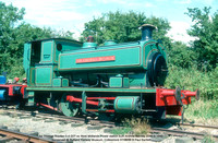 Sir Thomas Royden 0-4-0ST ex West Midlands Power station built Andrew Barclay 2088 in 1940 conserved @ Rutland Railway Museum, Cottesmore 88-08-07 © Paul Bartlett w