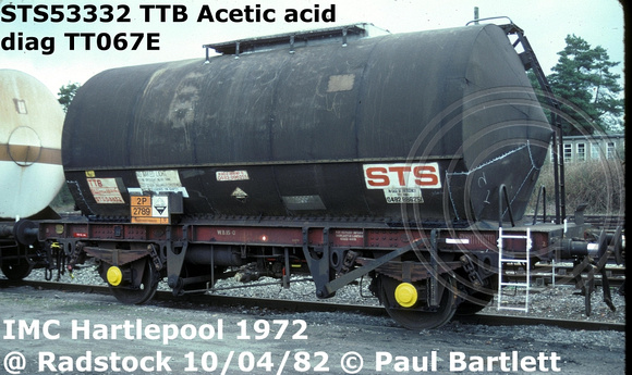 STS53332 TTB Acetic acid Diag TT067E @ Radstock C&W 82-04-10