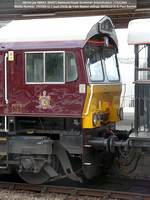 66743 [ex 66842, 66407] Belmond Royal Scotsman [classification JT42CWR Works No 20038515-7 built 2003] @ York Station sidings 2016-08-09 © Paul Bartlett [10w]