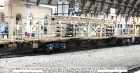 NLU93603 45.5t ZJA Long-welded Rail Train Clamping Wagon Tare 32-660kg Diag ZJ002A 2002-5 @ York Station 2024-08-07 © Paul Bartlett [1w]