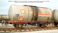 SUKO67315 [= SMBP967] TTA 32.7t Class A Petroleum Tank wagon air brake Design code TT091N Powell Duffryn 1967 @ Shellhaven 92-01-03 © Paul Bartlett w