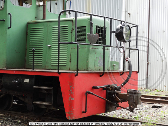NRT1 William H. Collis at Emerald on Puffing Billy Railway 19-09-2014 � Paul Bartlett [3]