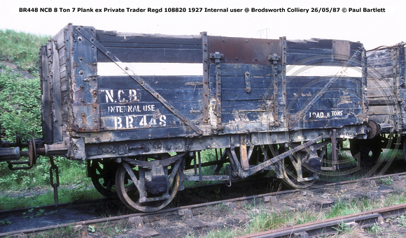 BR448 NCB ex Private Trader Internal user @ Brodsworth Colliery 87-05-26 © Paul Bartlett w