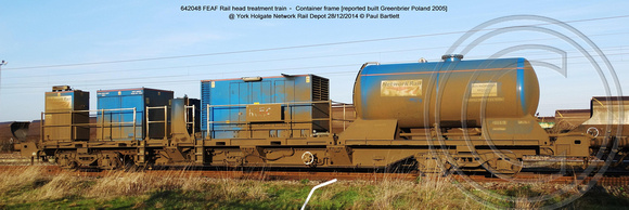 642048 FEAF Rail head treatment train @ York Holgate Network Rail Depot 2014-12-28 © Paul Bartlett [2aw]
