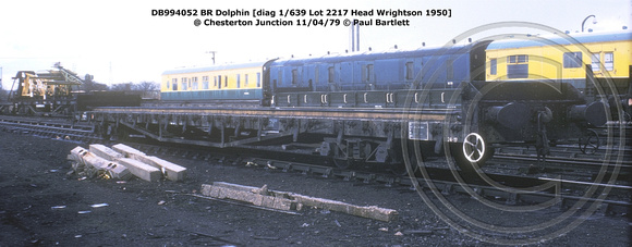 DB994052 @ Chesterton Junction 79-04-11 © Paul Bartlett w
