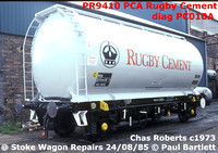 Rugby Cement PCA dry powder wagons in the 1970s and 80s