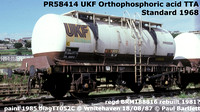 UKF orthoPhosphoric acid TTA tank wagons PR589-- PR584--