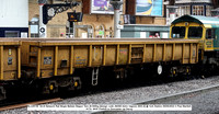 NLU29150  64.0t Network Rail Bogie Ballast Wagon Tare 26.000kg [design code JNO60 Astro Vagone 2003-4] @ York Station 2022-05-08 © Paul Bartlett [1w]