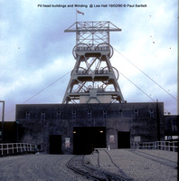 Winding @ Lea Hall Colliery  90-02-19 � Paul Bartlett [1aw]